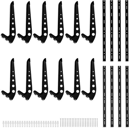 Snowboard Wall Mount, Adjustable 5/6 Board Surfboard Rack, Surfboard Wall - Image 7
