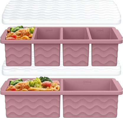 Silicone Freezer Molds for Soup by Aopigavi