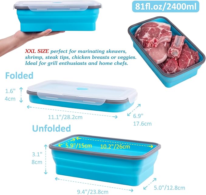 Extra Large Collapsible Food Storage Containers - Image 6