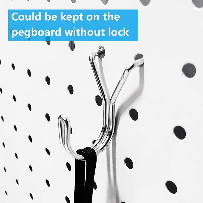 Pegboard Hooks, with Bins, Peg Locks, - Image 5