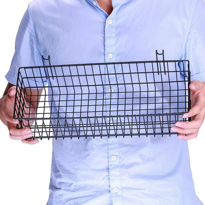 Kaforise Hanging Basket for Wire Wall Grid Panel, Flower Pots Shelf Balcony - Image 6