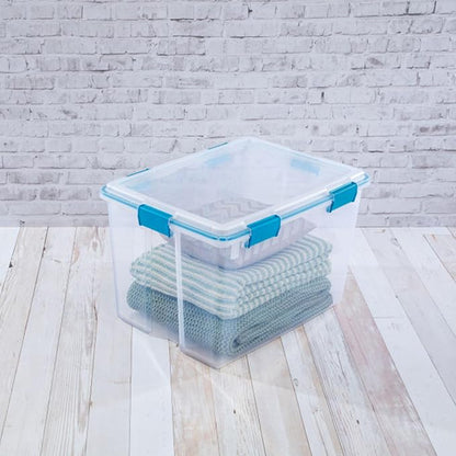 Sterilite 4-Pack Gasket Box, Weather-Resistant Storage Bins - Image 7