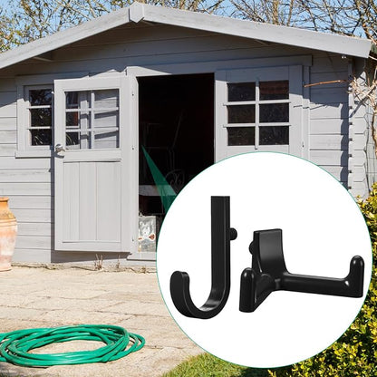 20 Pcs Storage Shed Tool Hooks Black Tool Hanger Compatible - Image 7