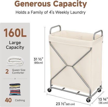 StorageWorks 2 Section Laundry Sorter - Image 2
