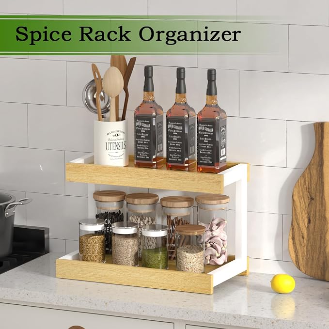 MARTY 2 Tier Spice Rack Organizer - Image 2