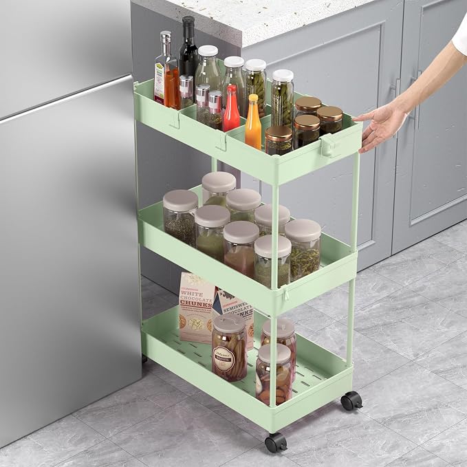 SPACELEAD 3 Tier Rolling Cart - Image 4