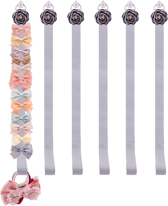6PCS Bow Holder Hair Bow Organizer, Baby Decorative Hair Accessories Organizer - Image 8