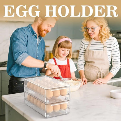 Acrylic Egg Box Transparent 18 and 36 Pack Storage - Image 3