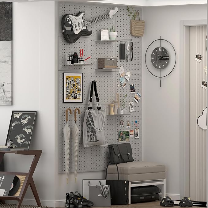 Pegboard, Metal PegBoard Panels, Steel Wall Pegboard, Metal Peg Board Wall - Image 8