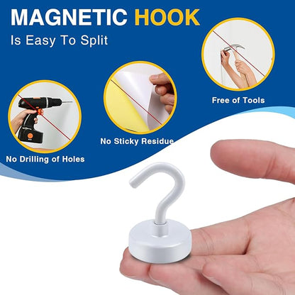 E BAVITE Magnetic Hooks, 85 LB Heavy Duty Magnet - Image 7