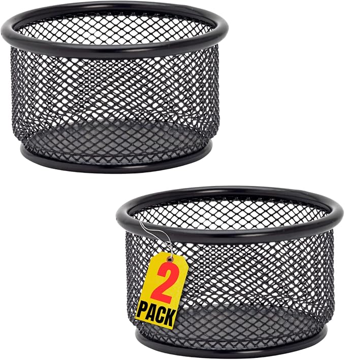 1InTheOffice Mesh Paper Clip Holder by 1InTheOffice