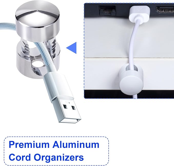 3 Sets Charger Holders for Cords, Adjustable Cable Anchor Holders, Adhesive - Image 5