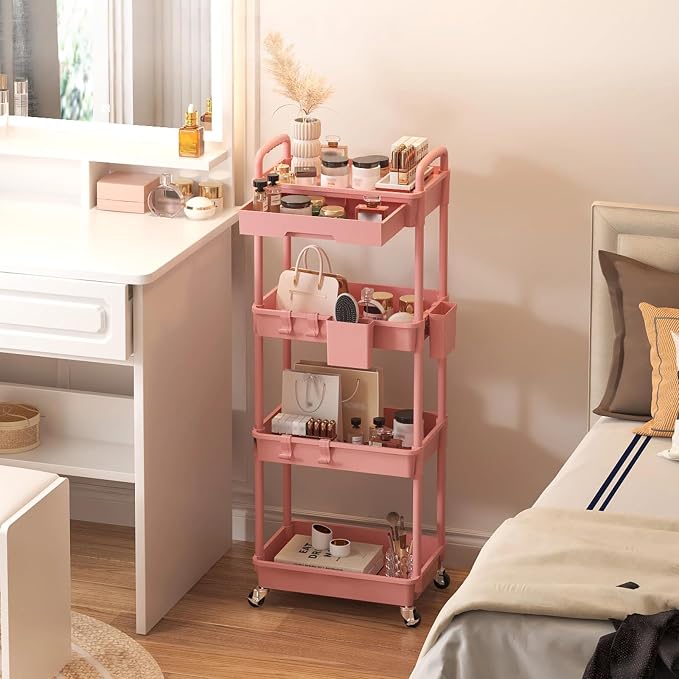 4 Tier Rolling Utility Cart - Image 9