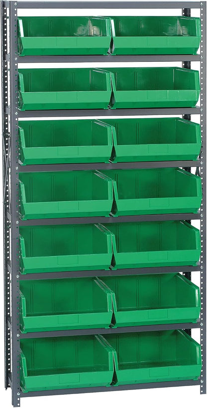 Quantum Storage Systems QSBU-250GN Giant Open Hopper Steel Shelving System by QuantumStorageSystems