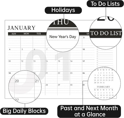 Yoment Desk Calendar Refill 2026-2027, Jan 2026-Dec 2027, Large 10"x16" Monthly - Image 4