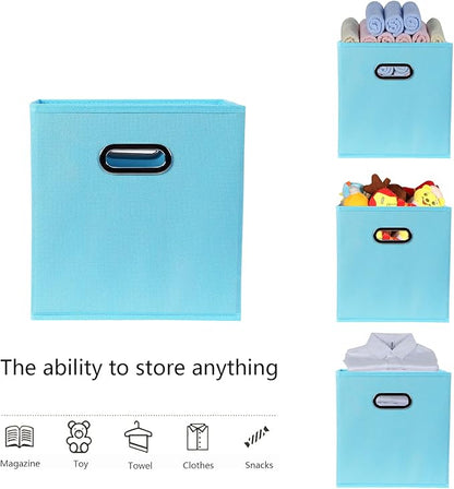 Yunkeeeper storage bins Cubes, Fabric Cube Organizer - Image 3