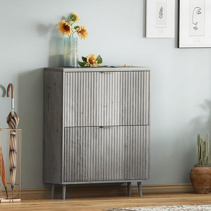 Shoe Cabinet Storage, Modern Freestanding Organizer - Image 7