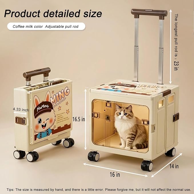 Foldable Rolling Shopping Trolley - Image 3