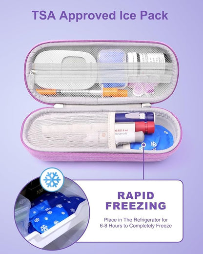 Krypthos Insulin Cooler Travel Case, Diabetes Travel Bag - Image 4