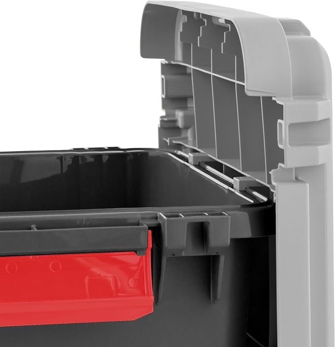 IRIS USA 4 Pack TrailBox, 8 Gallon Lockable Storage Trunk Box, Truck Bed Bin - Image 6
