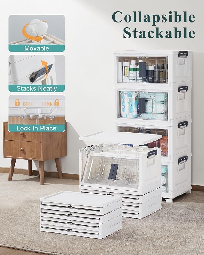 OlarHike 23QT Stackable Storage Bins - Image 3
