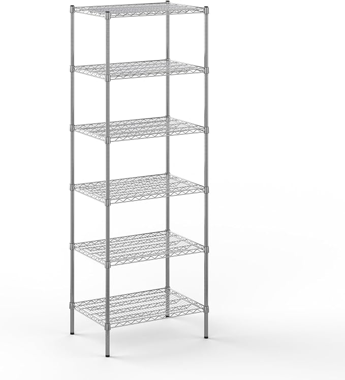 21" Deep x 30" Wide x 86" Height Wire Shelving Kit | 6-Tier | NSF Commercial by Regal+Altair