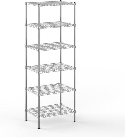 21" Deep x 30" Wide x 86" Height Wire Shelving Kit | 6-Tier | NSF Commercial by Regal+Altair