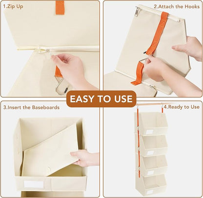 4 Pcs Modular Closet Organizer - Image 5