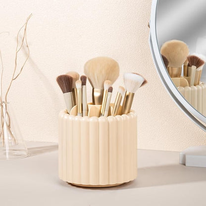 Anyoifax 360 Rotating Makeup Brush Holder 7 Slots Make Up Brush Organizer - Image 2