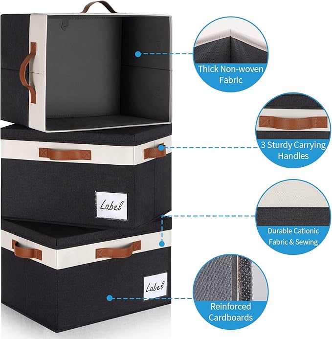 GhvyenntteS Large Storage Bins - Image 4