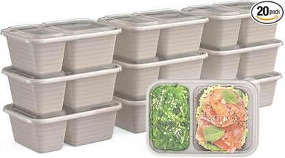 Bentgo Prep - 2-Compartment Snack Containers - Reusable, Microwaveable by Unknown