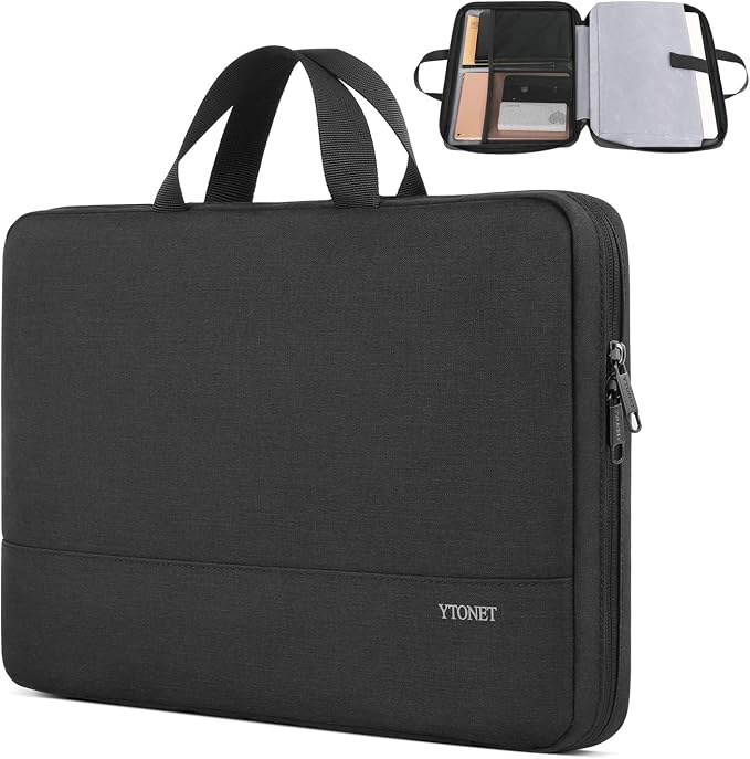 Ytonet Laptop Sleeve Case 13 13.3 Inch, TSA Slim Laptop Cover by YTONET