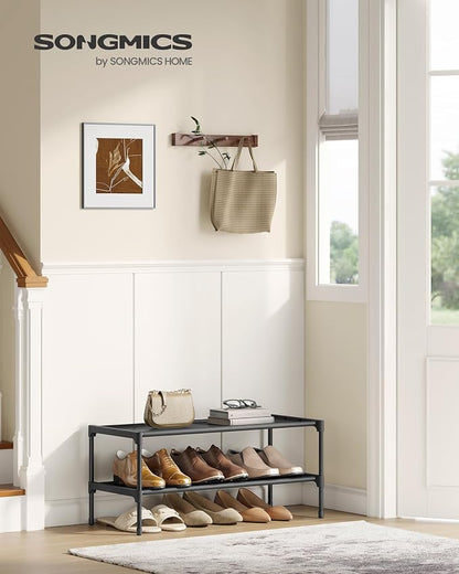 SONGMICS Shoe Rack, Space-Saving, Metal Frame | Space-Saving Shoe Storage - Image 2