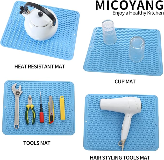 Silicone Dish Drying Mat for Multiple Usage, Easy clean, Eco-friendly, - Image 4