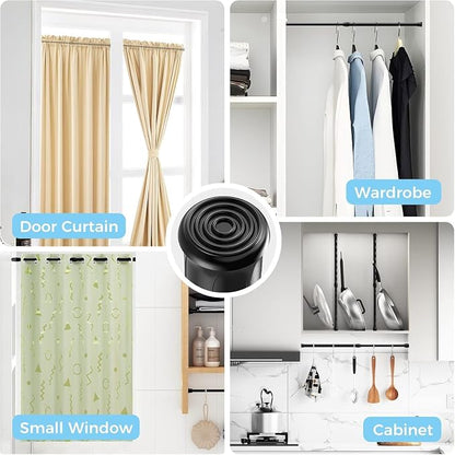 AIZESI Spring Tension Curtain Rods Short Tension Rod - Image 5