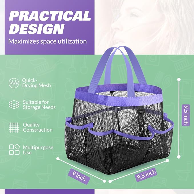 LOYEE Mesh Shower Caddy Portable - Image 2