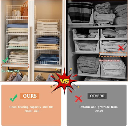 Yociyoga 7-Tier Stackable Closet Organizers and Storage Shelves, Foldable - Image 6