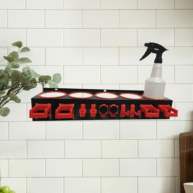 Spray Bottle Storage Rack Organizer Spray can Holder Bracket Bottle Organizer - Image 5