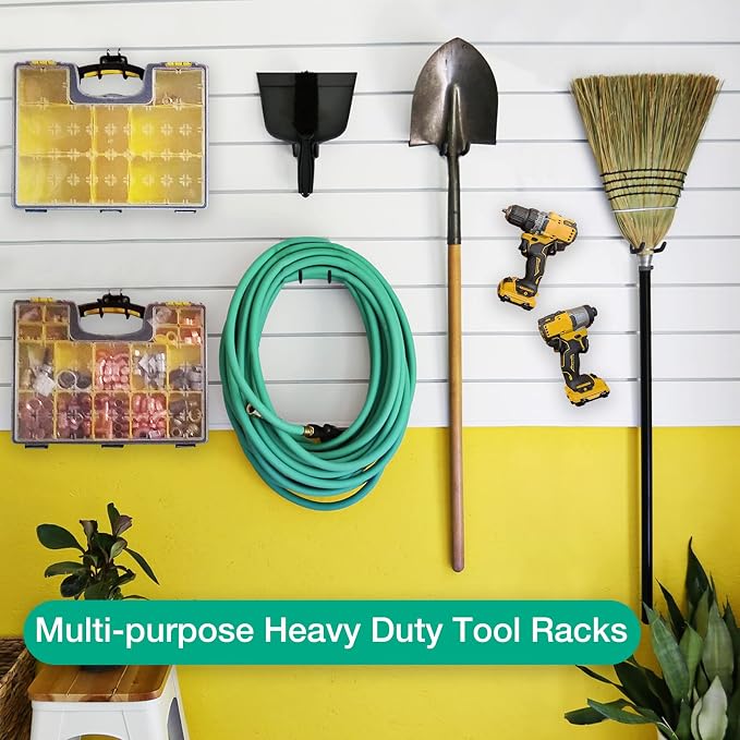 G.CORE 8-Pack Pegboard Hooks, Peg Board Tool Utility Hooks & Hangers Fit 1/4" - Image 9
