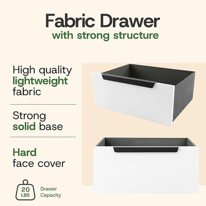 tinge Lira Premium Fabric Dresser - Image 5