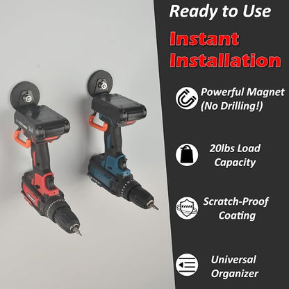 MUTUACTOR Updated Magnetic Hooks Heavy Duty, 20lbs Anti-Scratch Strong Garage - Image 3