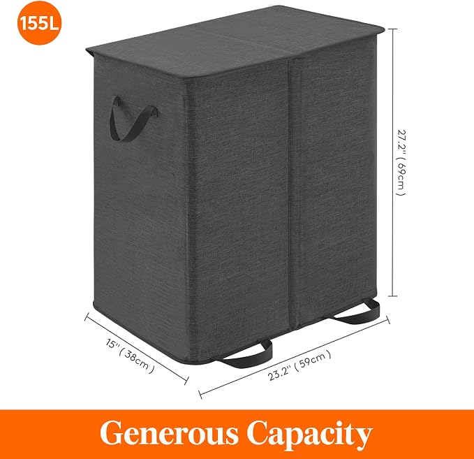 Lifewit Double Laundry Hamper - Image 5
