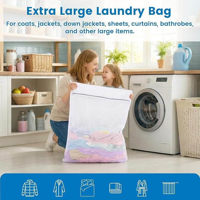 Dntorx 2 Pack XXX-Large Mesh Laundry Bags - Image 3