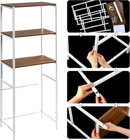 Colingmill 3 Tier White Mini Fridge Stand - Image 5