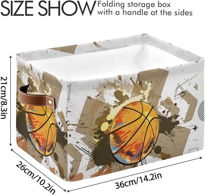 ZAZYXTJ Basketball Storage Basket - Image 3
