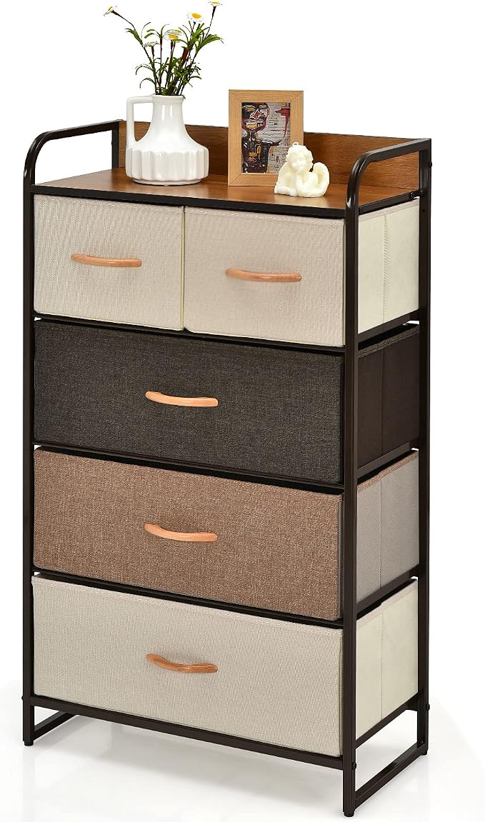 Giantex 5-Drawer Fabric Dresser by Giantex