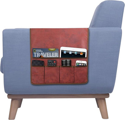 HAOMAIJIA Anti Slip Sofa Armrest Organizer Arm Chair Bedside Caddy Storage - Image 2