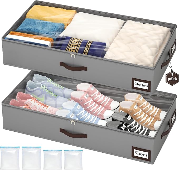 OIAHOMY 2 Pack Under Bed Storage by MasterofSpaceOptimization