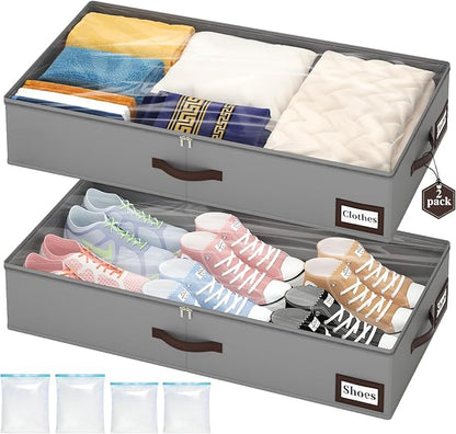 OIAHOMY 2 Pack Under Bed Storage by MasterofSpaceOptimization
