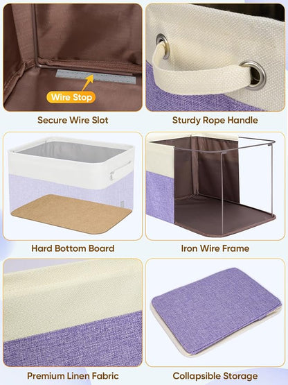 BALEINE 1 Pack Fabric Storage Bins - Image 6